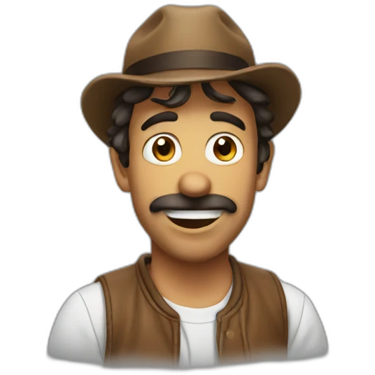 a goofy danky emoji