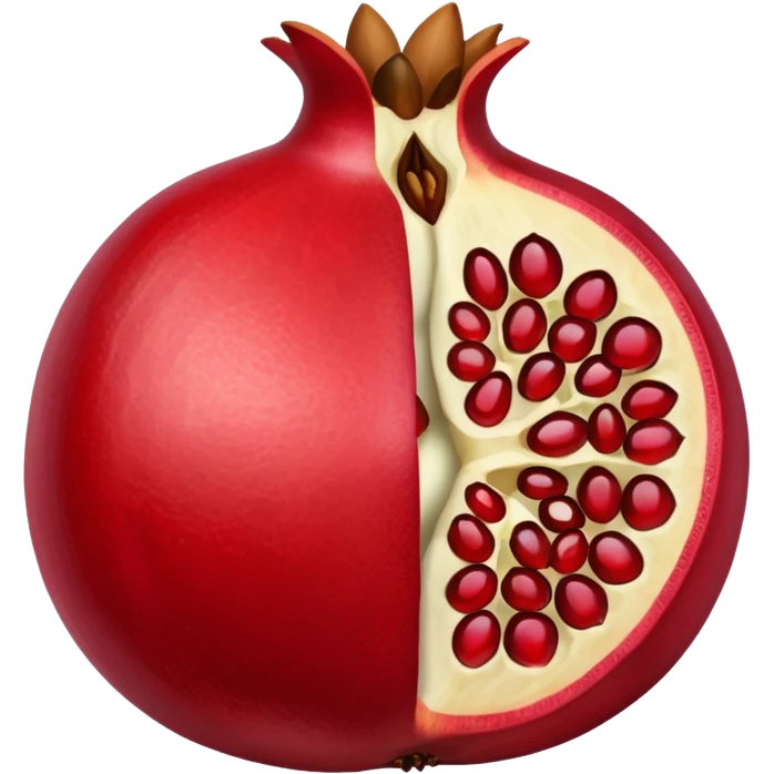 رمانه نصف مفتوحة emoji