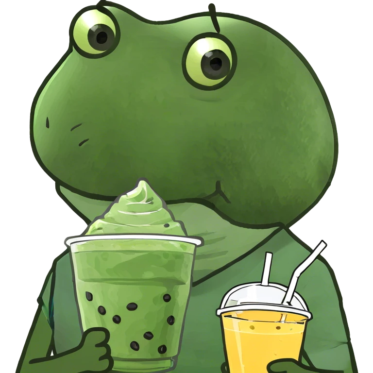 person with boba emoji