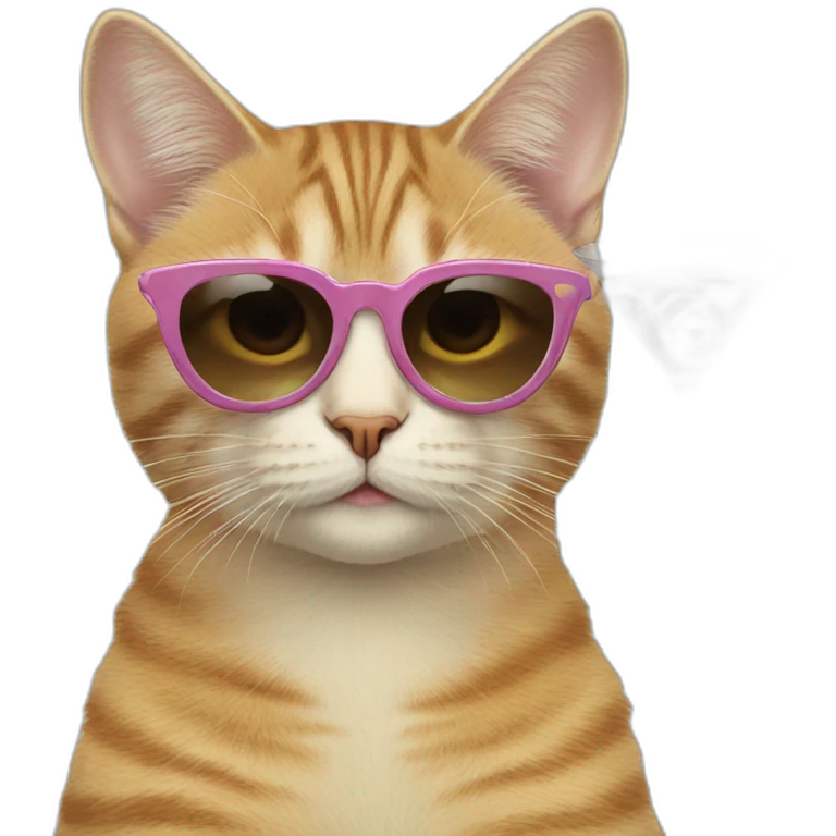 cat-with-sunglasses-holding-martini emoji