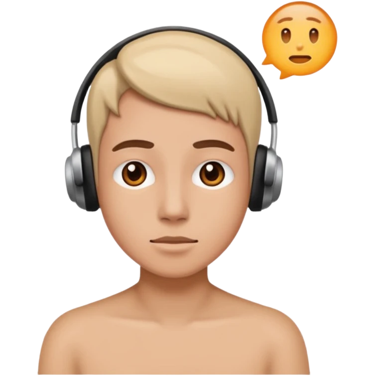 Listen to me emoji