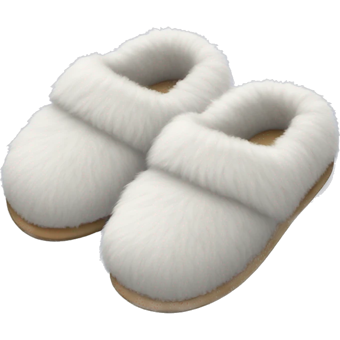 Fluffy slippers emoji