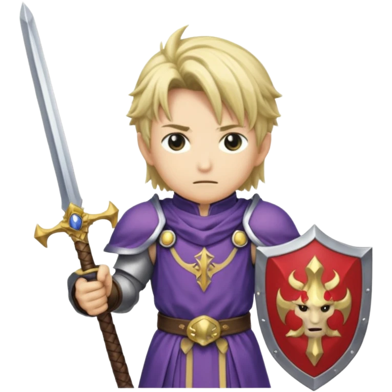 Cecil, final Fantasy iv, paladin, 16-bit graphics, victory emoji