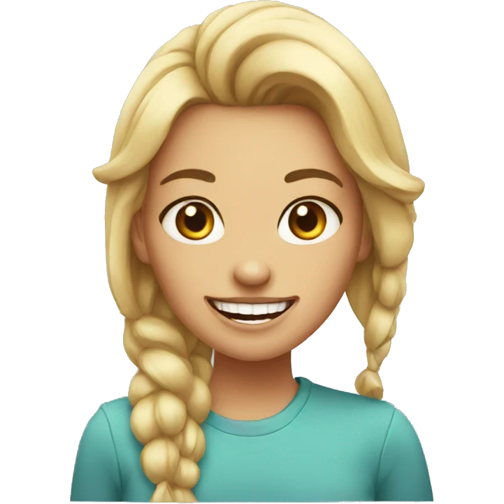 Big teeth girl emoji