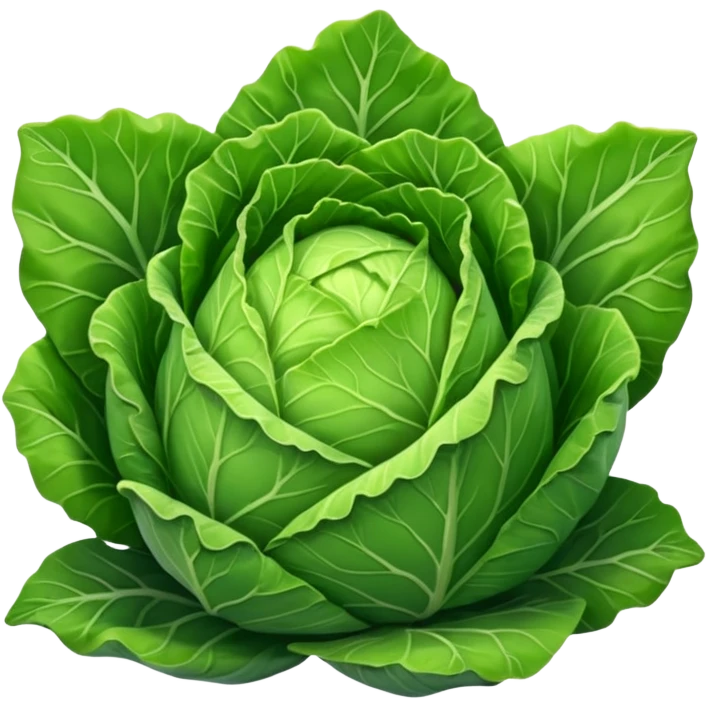 green closed pointy cabbage emoji