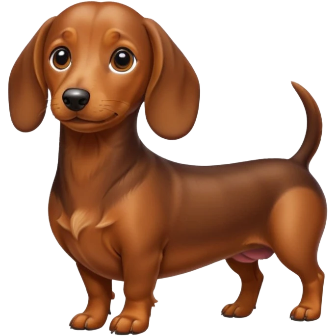 Wiener dog emoji