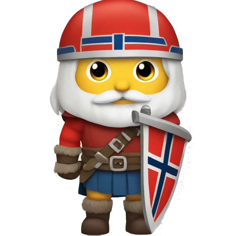 Viking Norwegian flag emoji