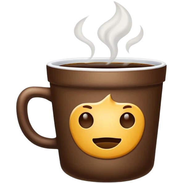 Cowboy coffee emoji