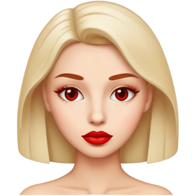 Sexy lips emoji