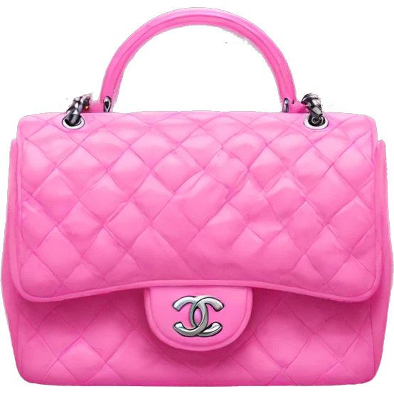 pink chanel bag emoji