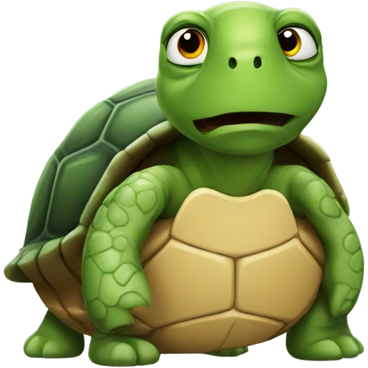 Turtle annoyed  emoji