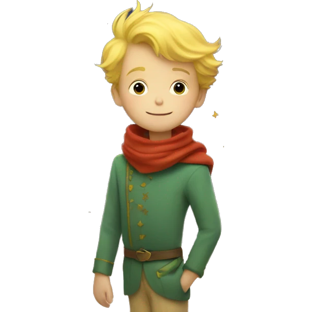 The little prince and the stars emoji