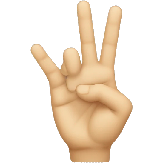 hakari's hand sign for domain expansion  emoji