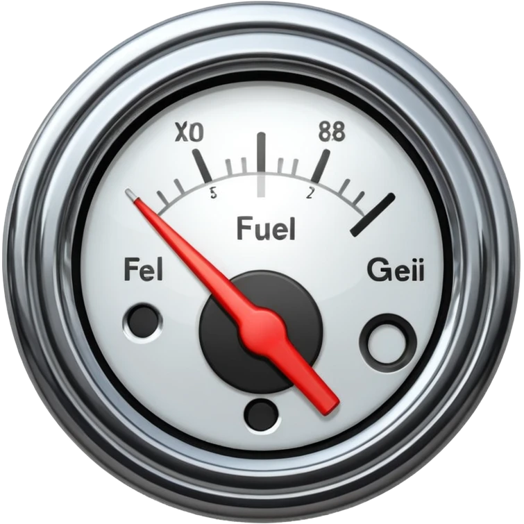 Fuel gauge emoji