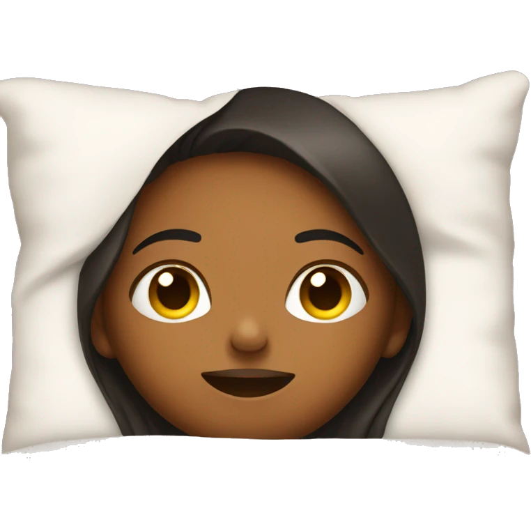 Girl laying in bed  emoji