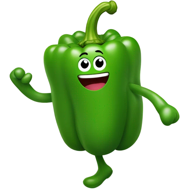 Dancing stuffed green peppers  emoji
