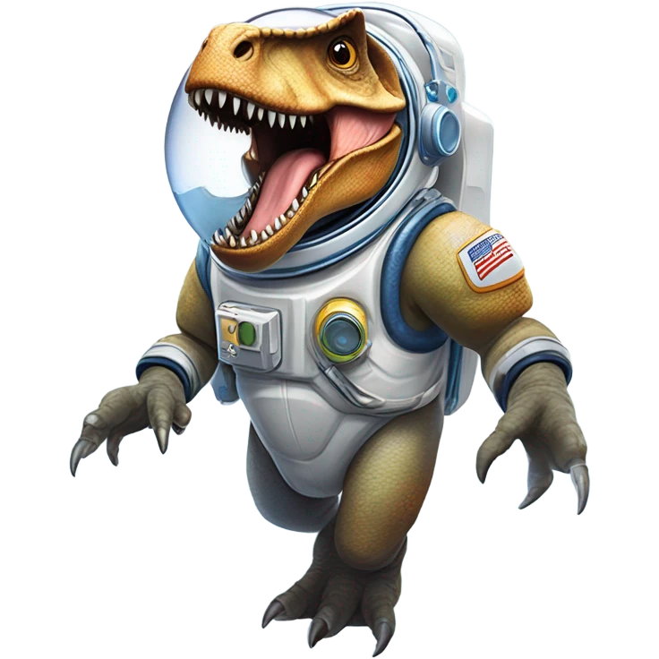 Dinosaur in space emoji