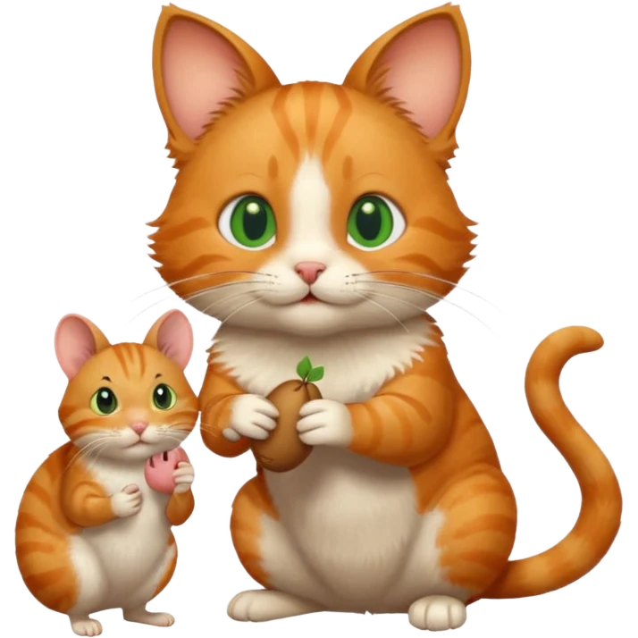  يقول له قط يمسك فار ويقول له امسك لك emoji