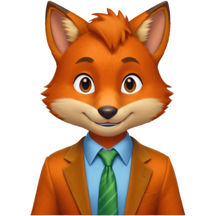 Nick Wilde from the Zootopia Disney movie emoji