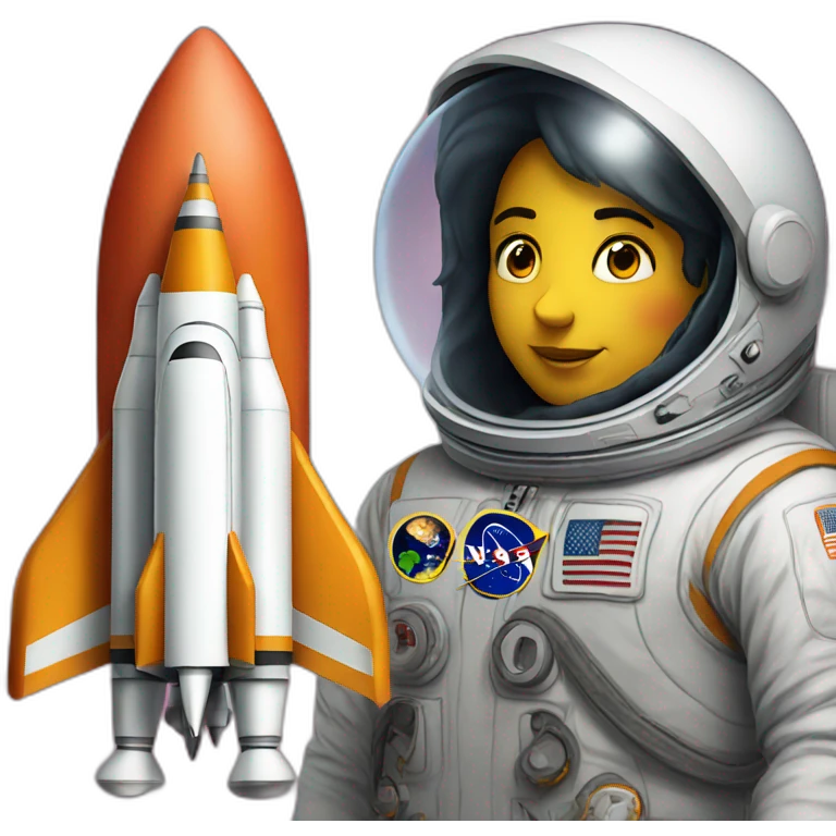 Arabs with nasa rocket emoji
