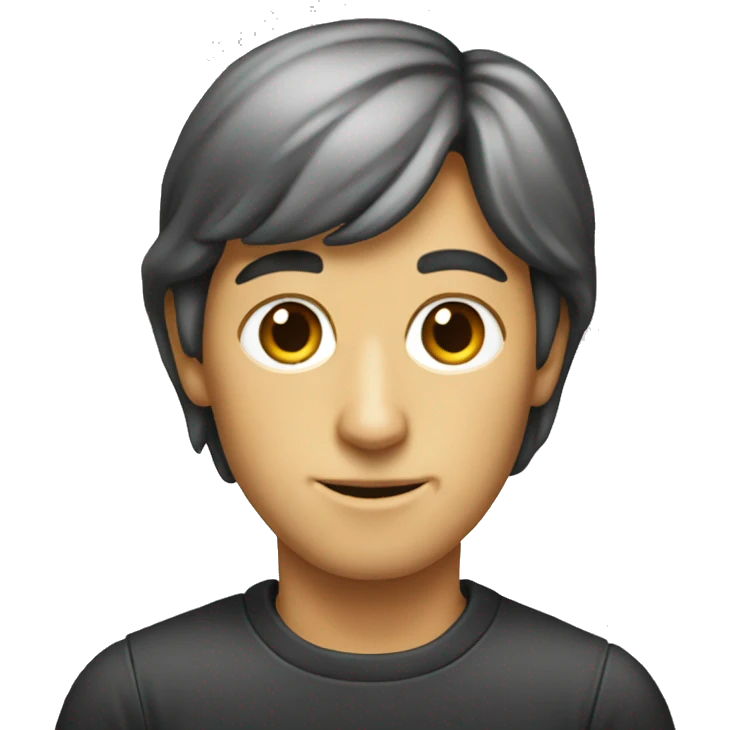 young Steve jobs emoji