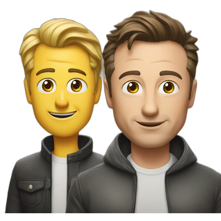 Élongation Musk Bill gayes et Jeff besson amis emoji
