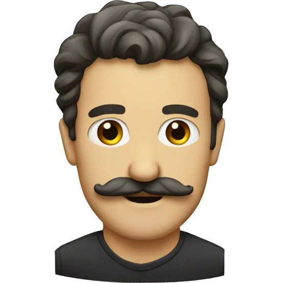 pas de moustache emoji