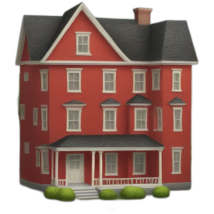 Red house emoji