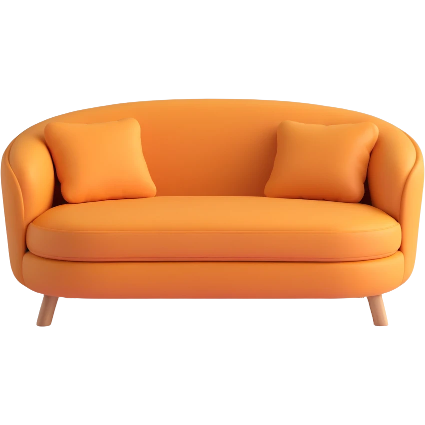 soft and rounded sofa emoji