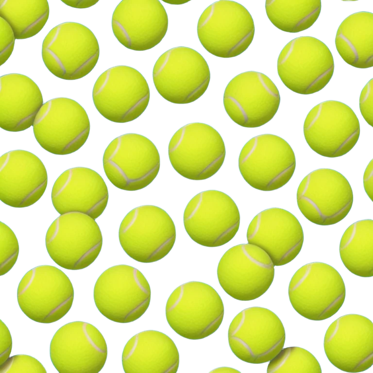 colorful tennis balls emoji