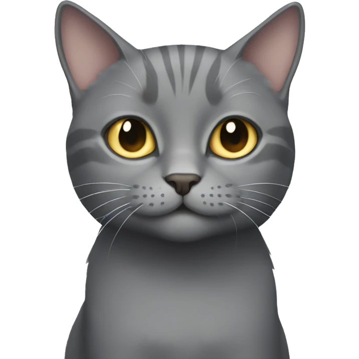aesthetic grey cat  emoji