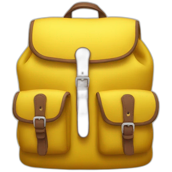 bakpack yelow emoji
