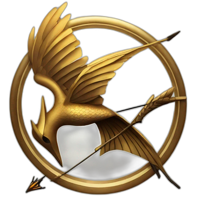 hunger games mocking jay emoji