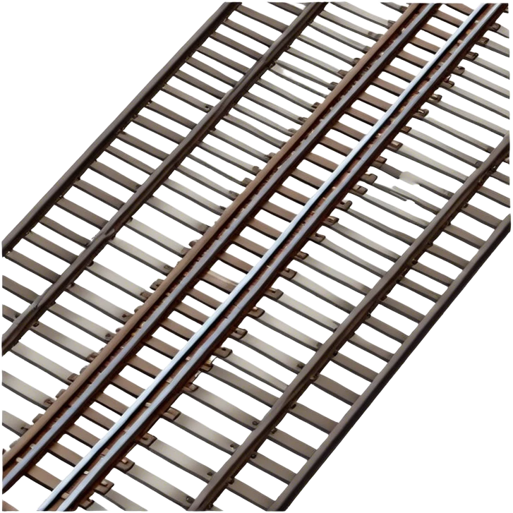 Train Tracks top view  emoji