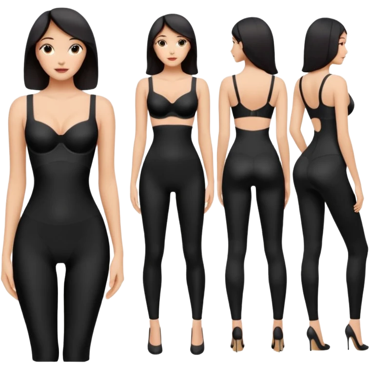 black shapewear emoji