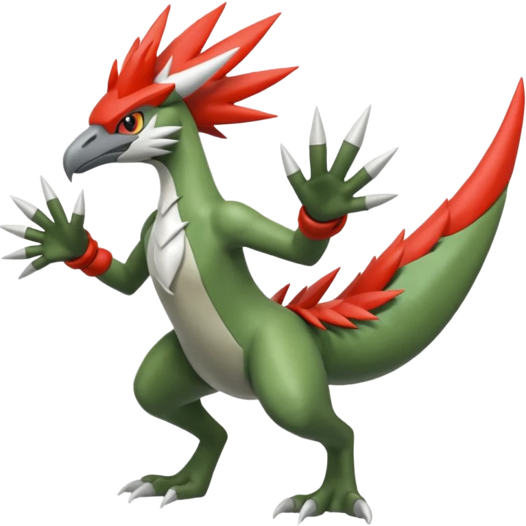 Sceptile-Blaziken-Silvally-fusion emoji