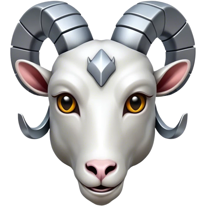 Cybernetic Ram(Goat) head  emoji