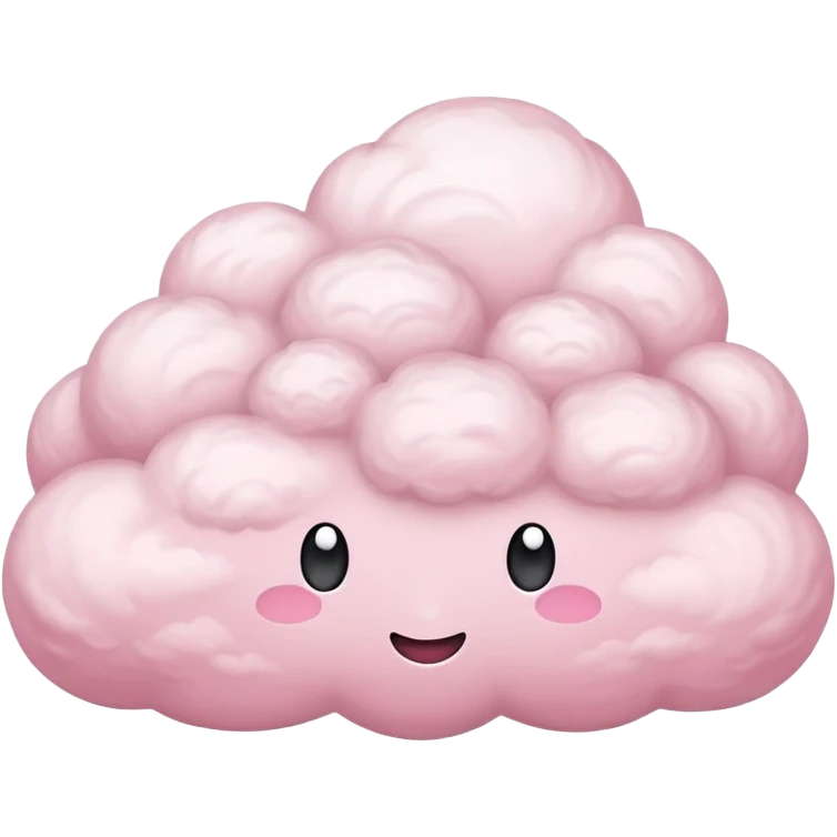 light pink storm cloud emoji