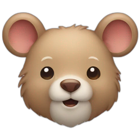 mouse bear emoji