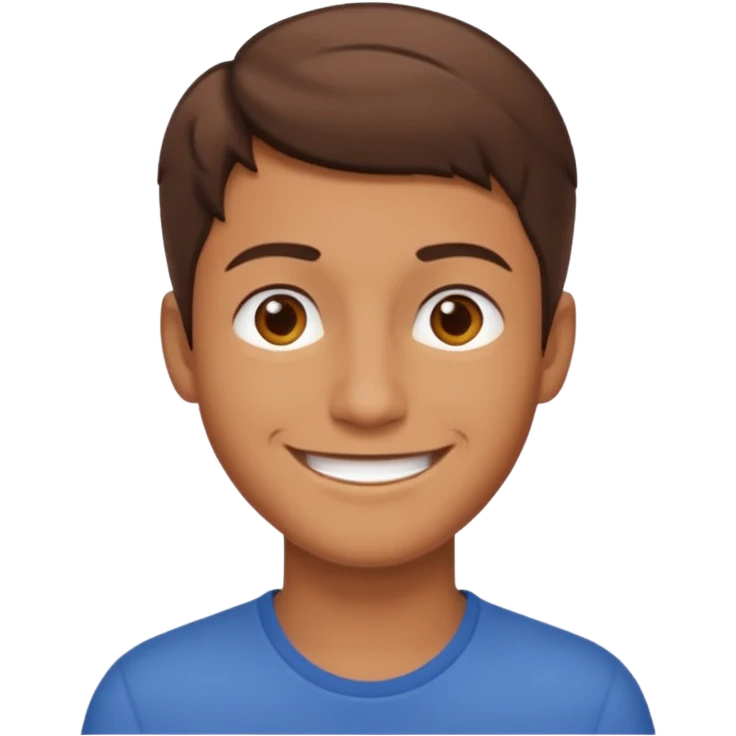 Homme portrait emoji