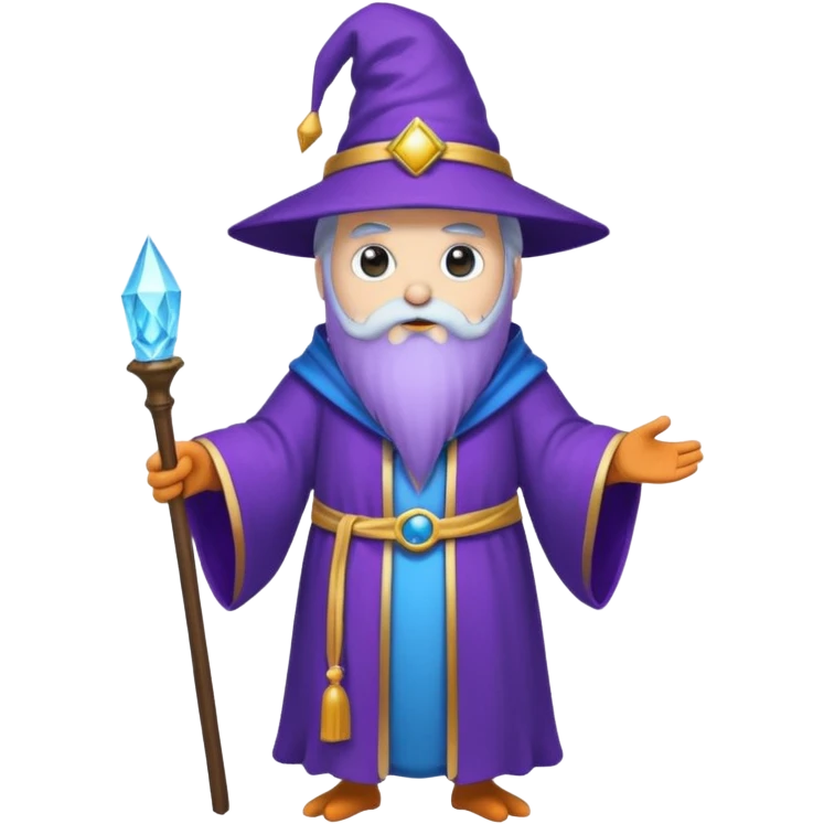 Penguin Wizard emoji