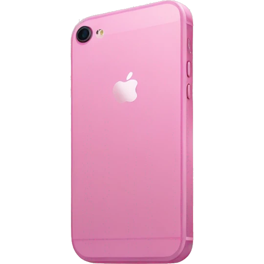 Pink iphone se 2020 emoji