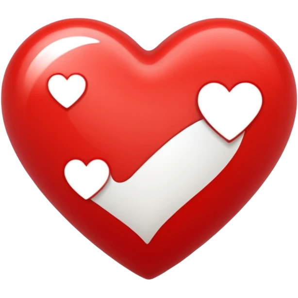 ❤️+🤍 emoji
