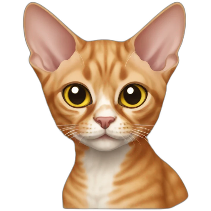 devon rex ginger cat emoji