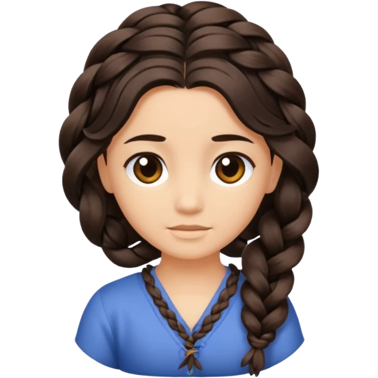 braided hair emoji