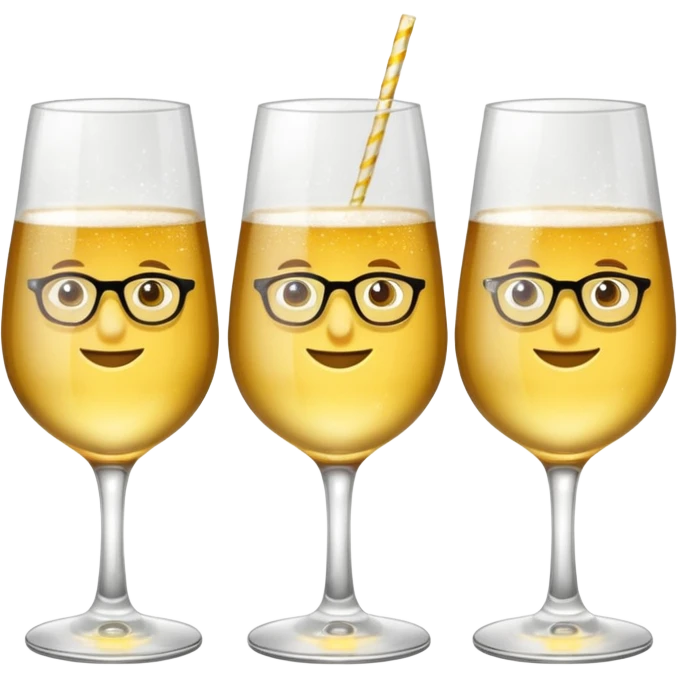 Halal alcohol and glasses emoji