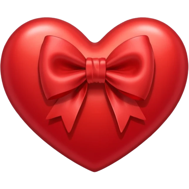 Heart and bow emoji