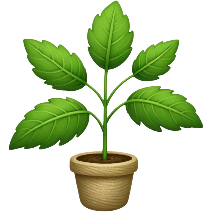 Linen plant emoji