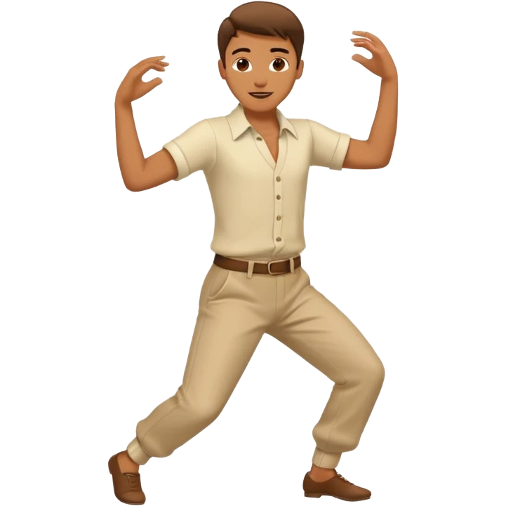 naked man tnaked man dancing emoji