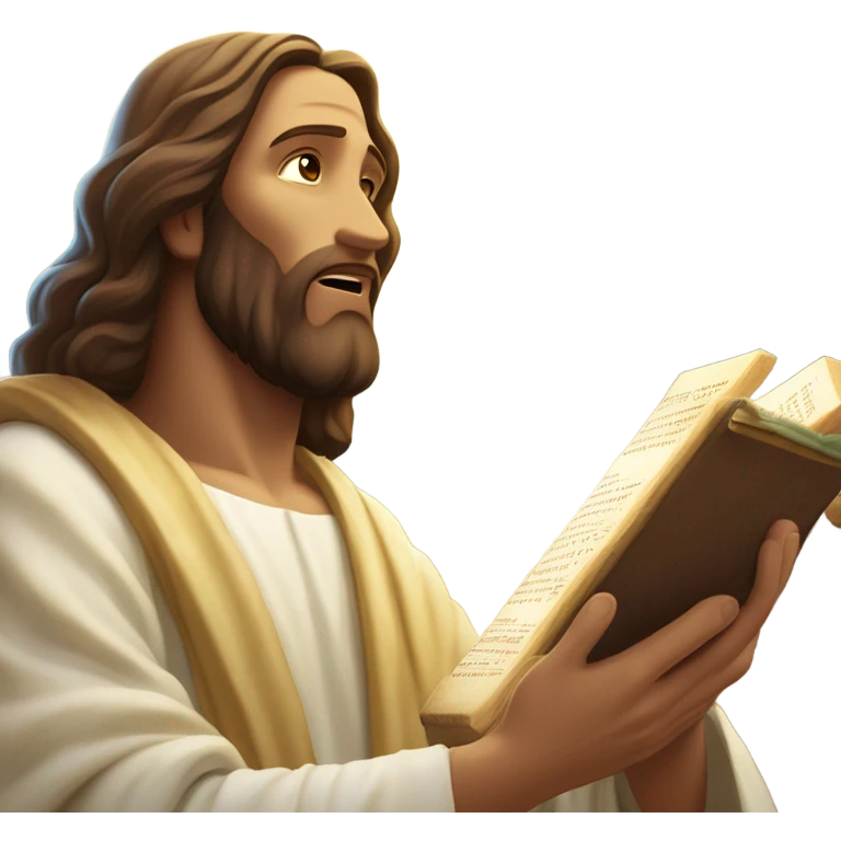 Jesus blessing  moses emoji